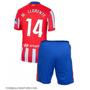 Atletico Madrid Marcos Llorente #14 Replik Heimtrikot Kinder 2024-25 Kurzarm (+ Kurze Hosen)